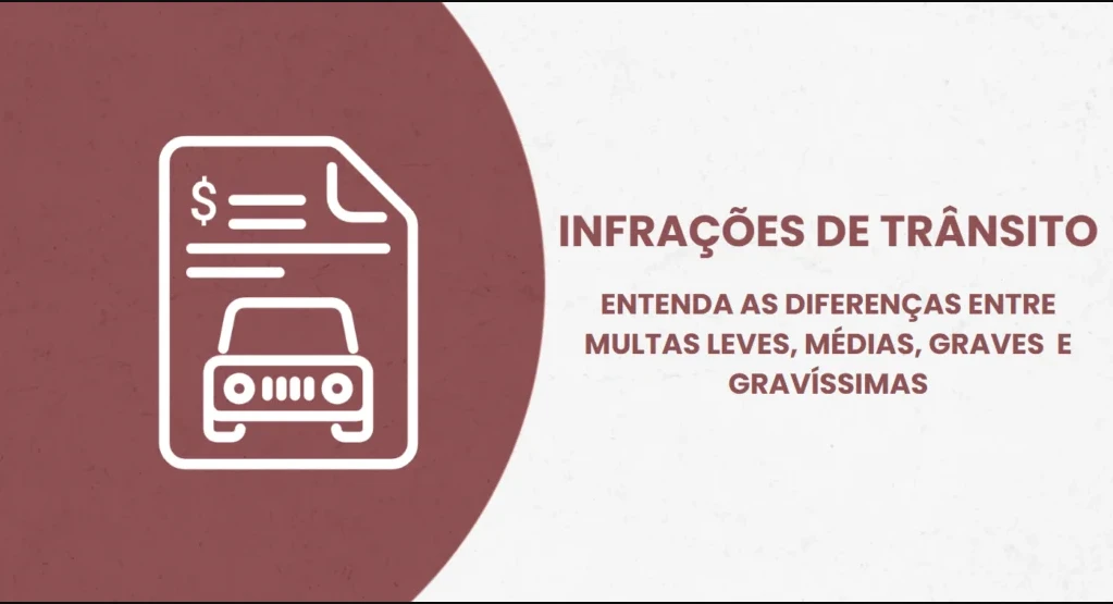 Imagem de INFRAÇÕES DE TRÂNSITO: ENTENDA AS DIFERENÇAS ENTRE MULTAS LEVES, MÉDIAS, GRAVES E GRAVÍSSIMAS